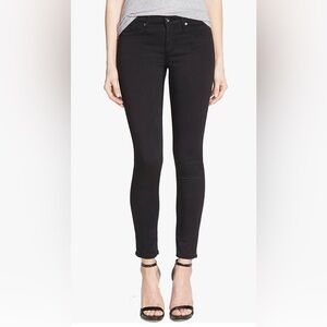 AG ADRIANO GOLDSCHMIED Woman’s Skinny Legging Ankle Jeans in Black Ink Size 26 R